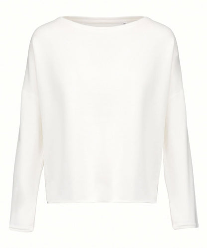 Kariban Ladies oversized sweatshirt KB471 - Off White - Customisable Sweatshirts