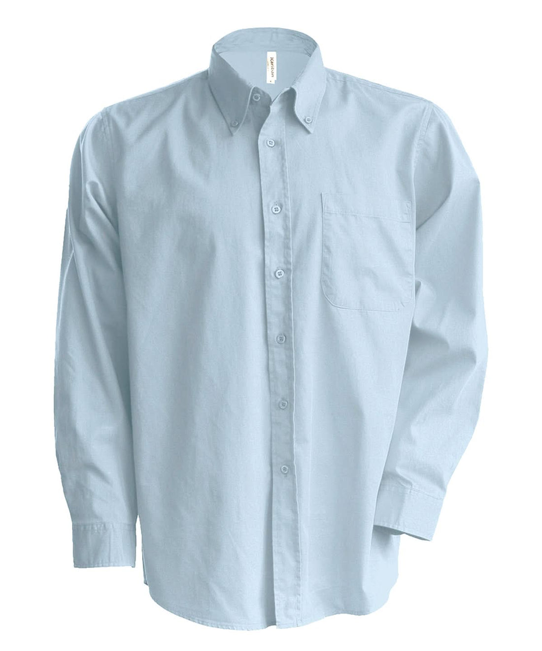 Kariban Mens long sleeved Oxford shirt KB533 - Oxford Blue - Customisable Shirts