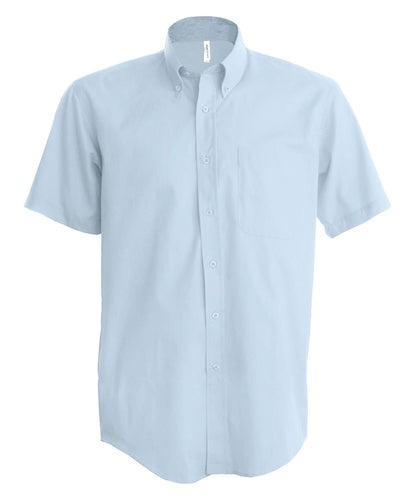 Kariban Mens short sleeved Oxford shirt KB535 - Oxford Blue - Customisable Shirts