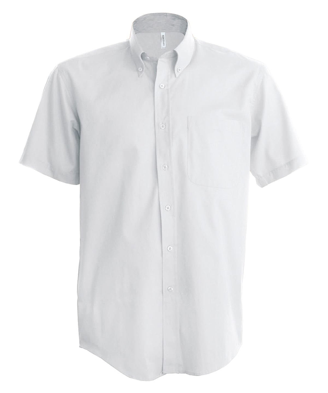 Kariban Mens short sleeved Oxford shirt KB535 - White - Customisable Shirts