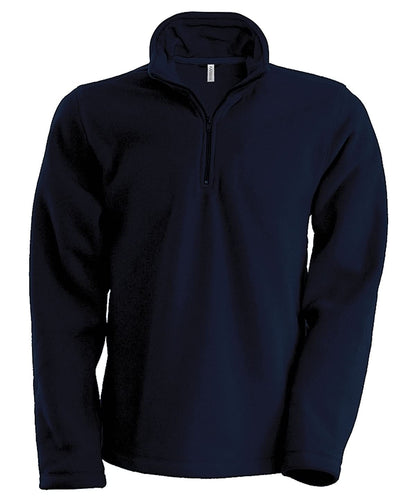 Kariban Enzo zip neck microfleece jacket KB912 - Navy - Customisable Jackets