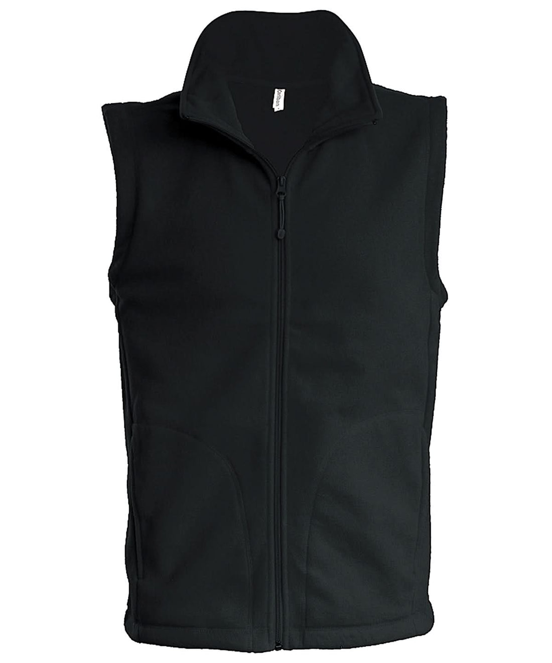 Kariban Luca mens microfleece gilet KB913 - Black - Customisable Bodywarmer
