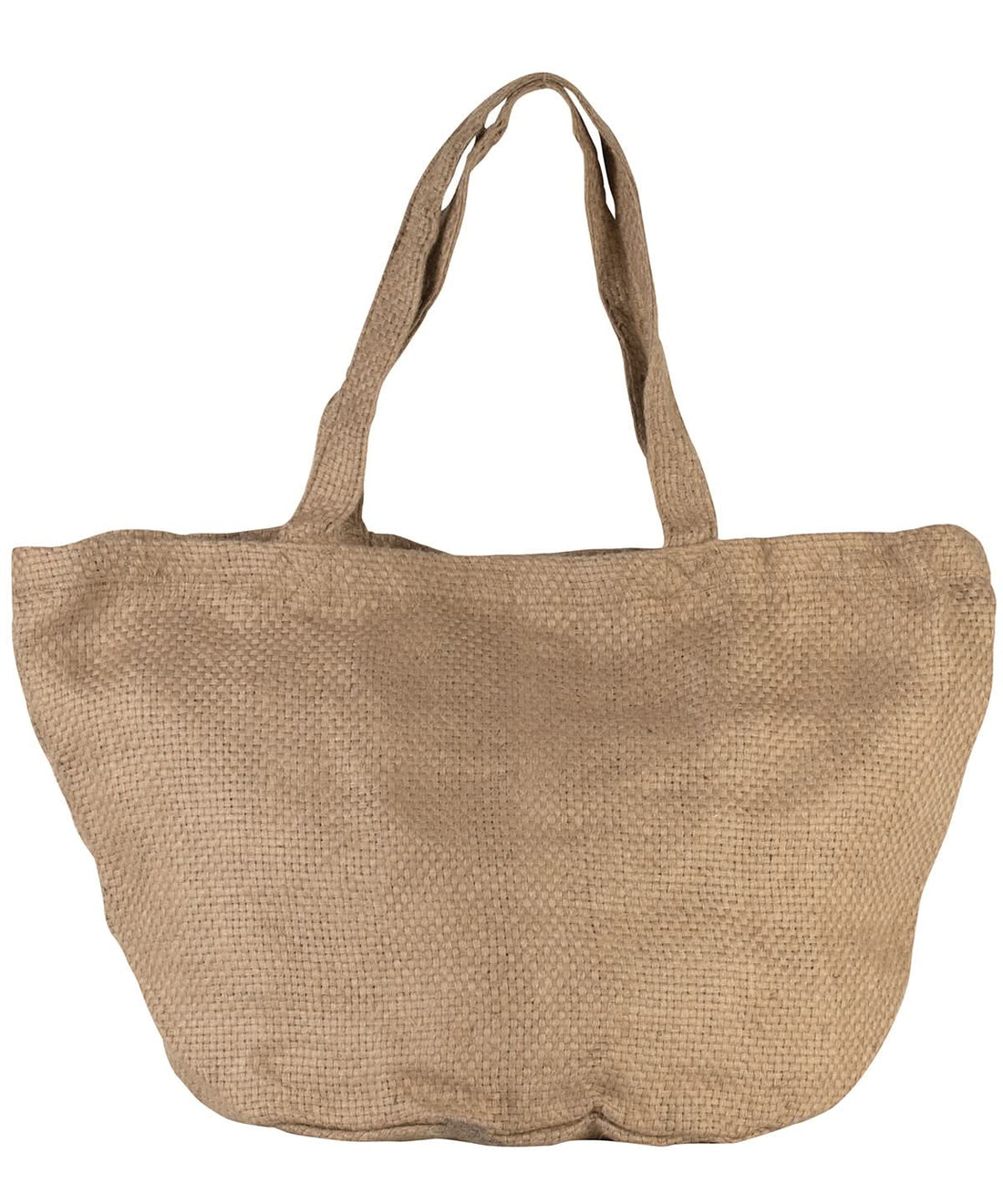 KiMood 100 natural yarn dyed jute bag KI008 - Natural Natural One size - Customisable Bags