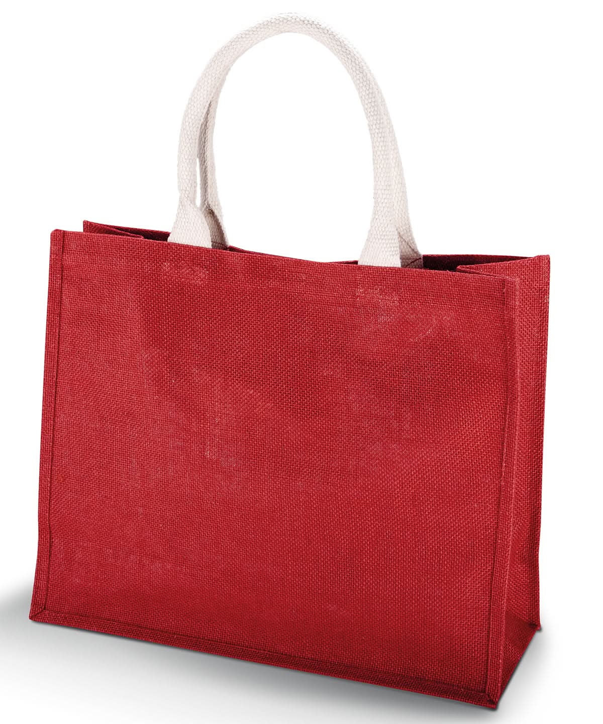 KiMood Jute beach bag KI011 - Wine One size - Customisable Bags