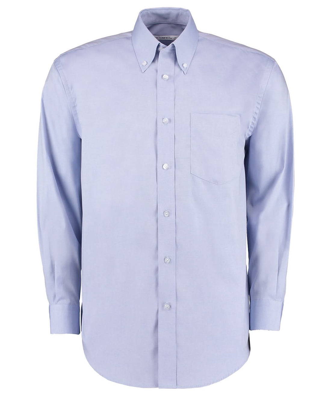 Kustom Kit Corporate Oxford shirt long sleeved classic fit Light Blue KK105 - Light Blue - Customisable Shirts
