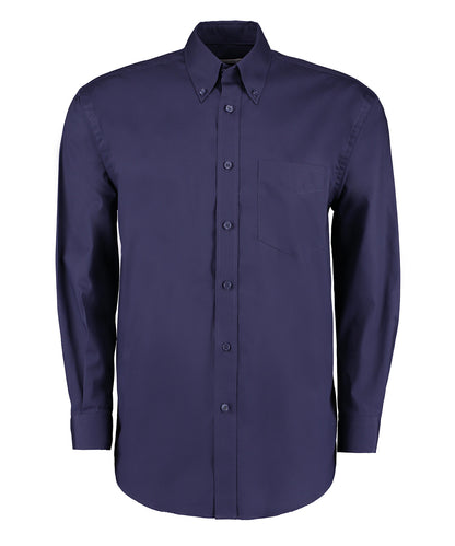 Kustom Kit Corporate Oxford Shirt Long Sleeve KK105 - Midnight Navy - Customisable Shirts