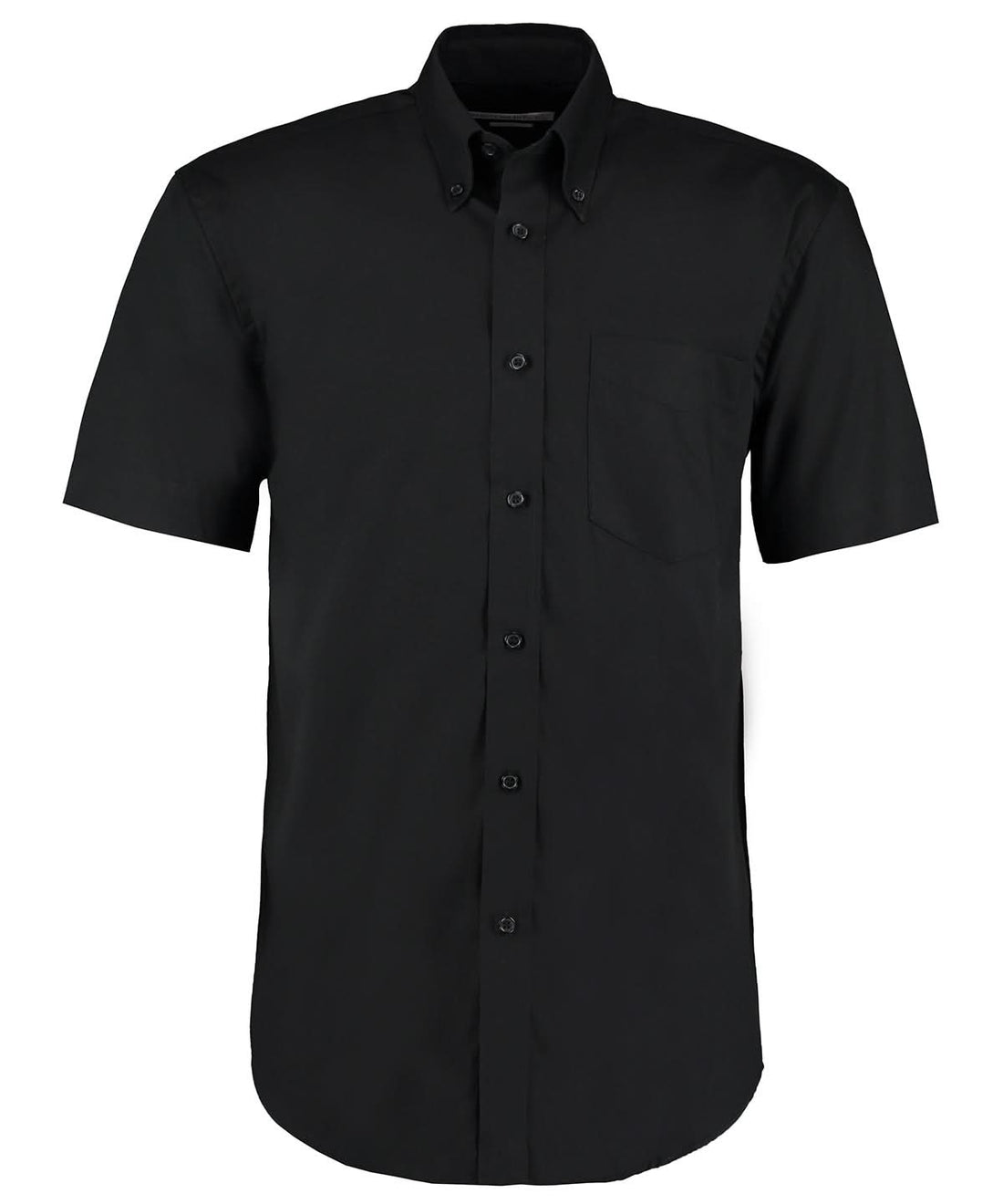 Kustom Kit Corporate Oxford shirt short sleeved classic fit Black KK109 - Black - Customisable Shirts