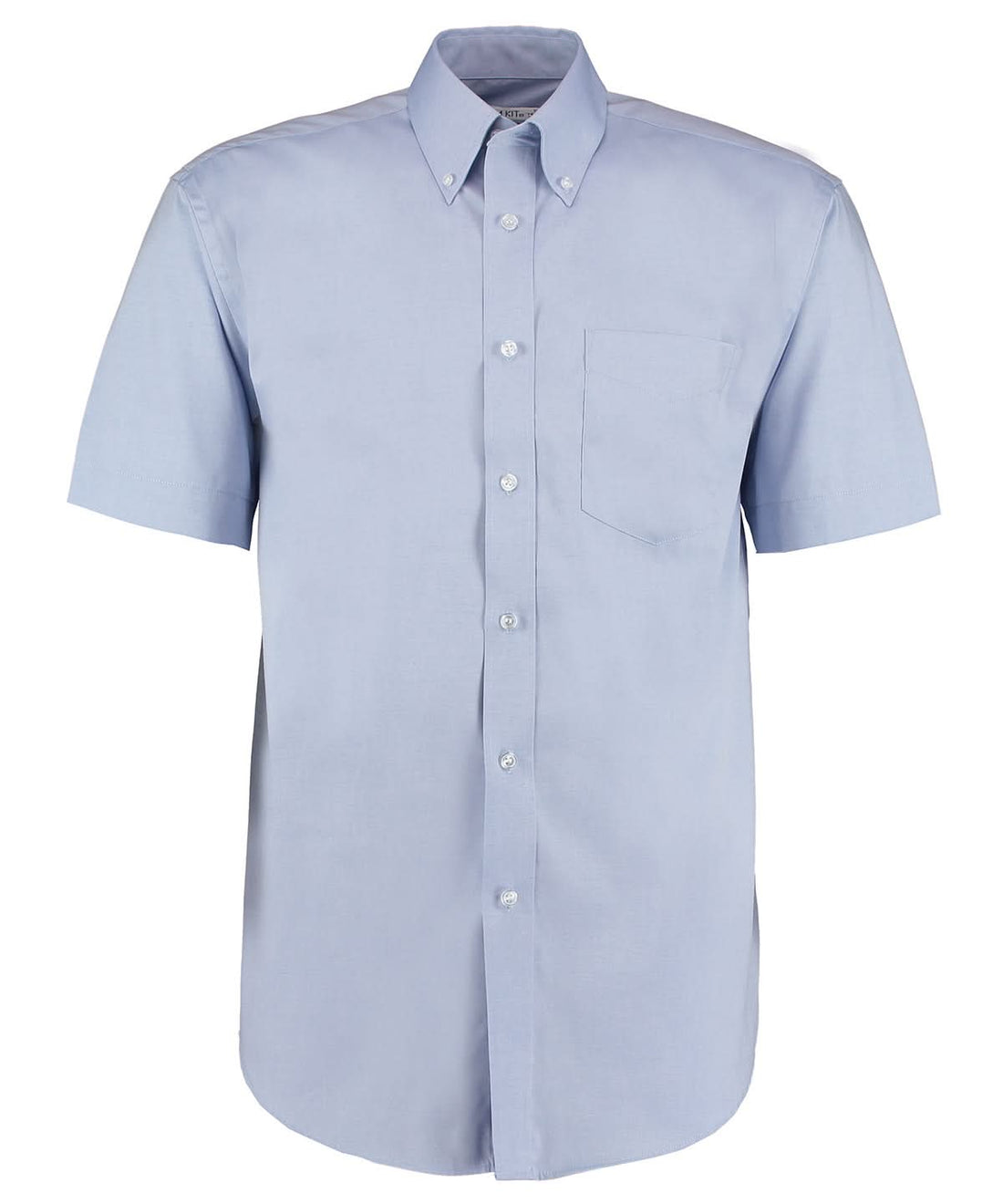 Kustom Kit Corporate Oxford shirt short sleeved classic fit Light Blue KK109 - Light Blue - Customisable Shirts