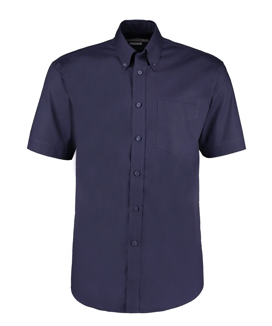 Kustom Kit Corporate Oxford shirt short sleeved classic fit Midnight Navy KK109 - Midnight Navy - Customisable Shirts