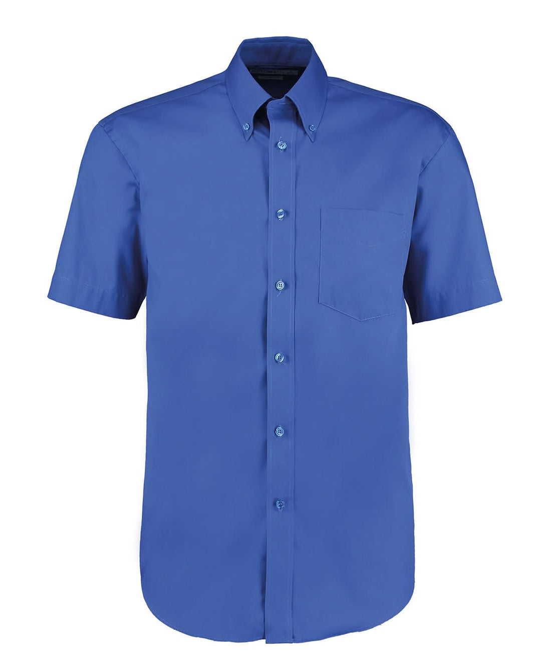 Kustom Kit Corporate Oxford shirt short sleeved classic fit Royal KK109 - Royal - Customisable Shirts