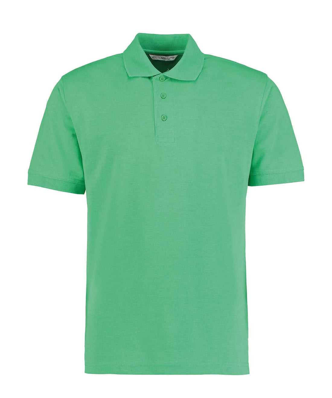 Kustom Kit Klassic polo with Superwash 60C classic fit Apple Green KK403 - Apple Green - Customisable Polos