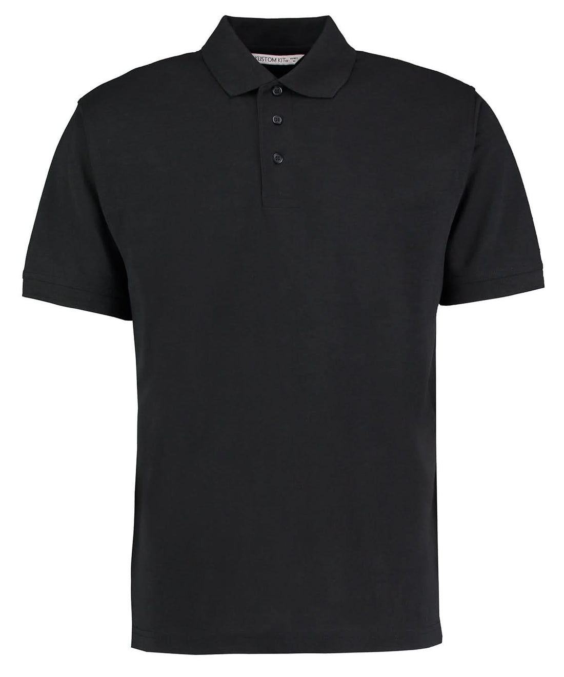 Kustom Kit Klassic polo with Superwash 60C classic fit Black KK403 - Black - Customisable Polos