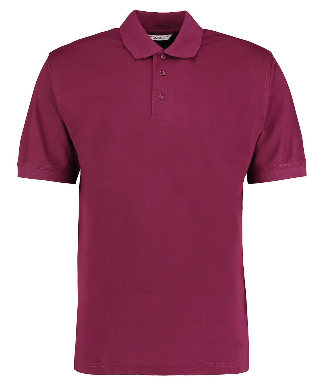 Kustom Kit Klassic polo with Superwash 60C classic fit Burgundy KK403 - Burgundy - Customisable Polos