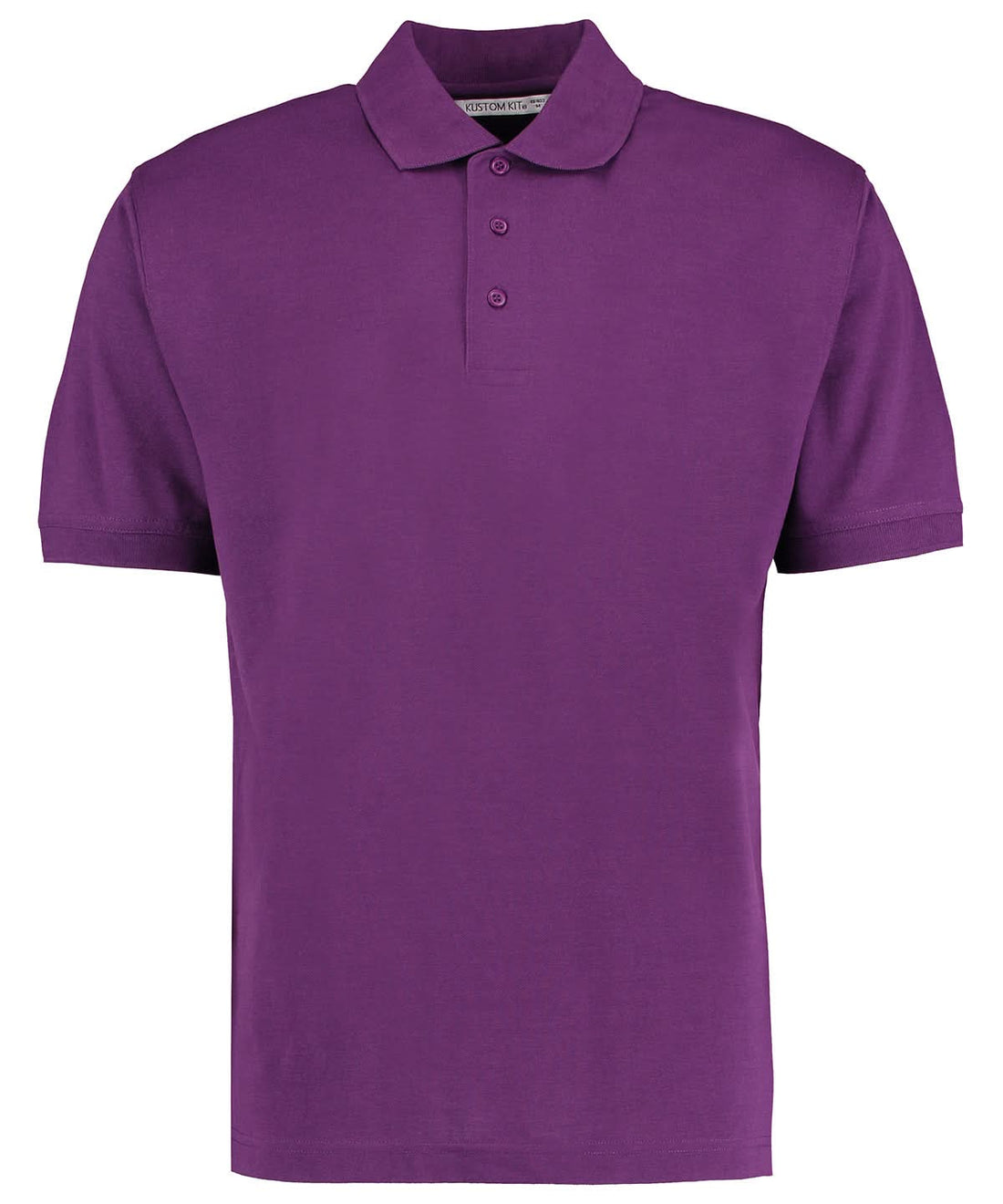 Kustom Kit Klassic polo with Superwash 60C classic fit Dark Purple KK403 - Dark Purple - Customisable Polos