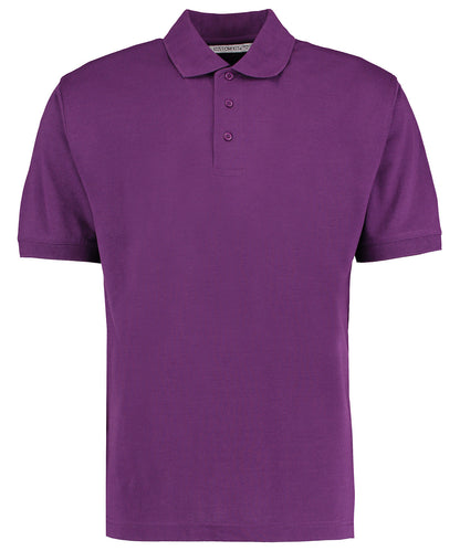 Kustom Kit Klassic Polo with Superwash® 60°C KK403 - Dark Purple - Customisable Polo Shirts