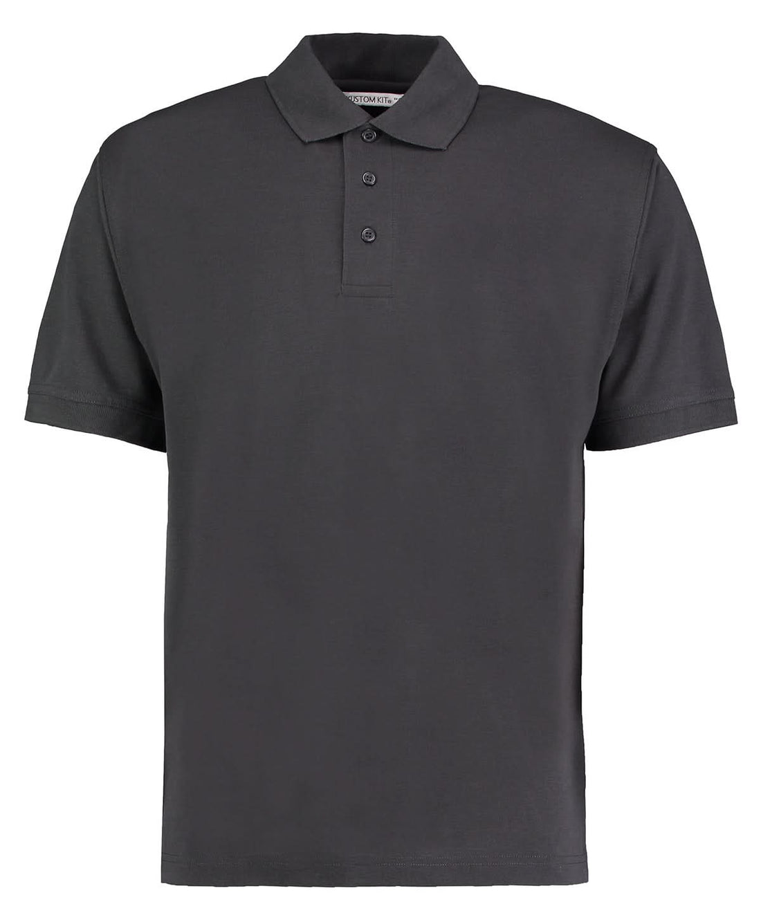 Kustom Kit Klassic polo with Superwash 60C classic fit Graphite KK403 - Graphite - Customisable Polos