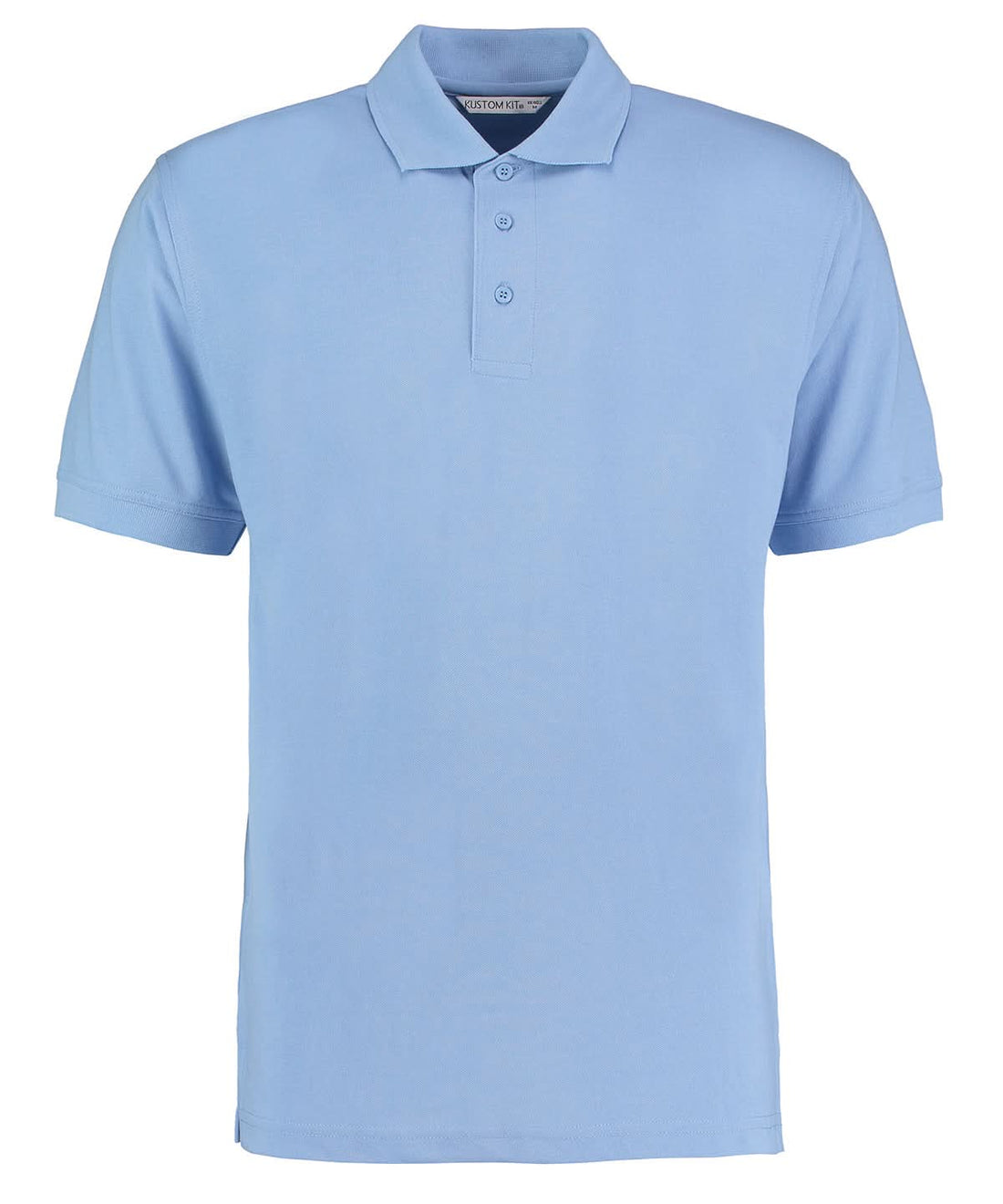 Kustom Kit Klassic polo with Superwash 60C classic fit Light Blue KK403 - Light Blue - Customisable Polos