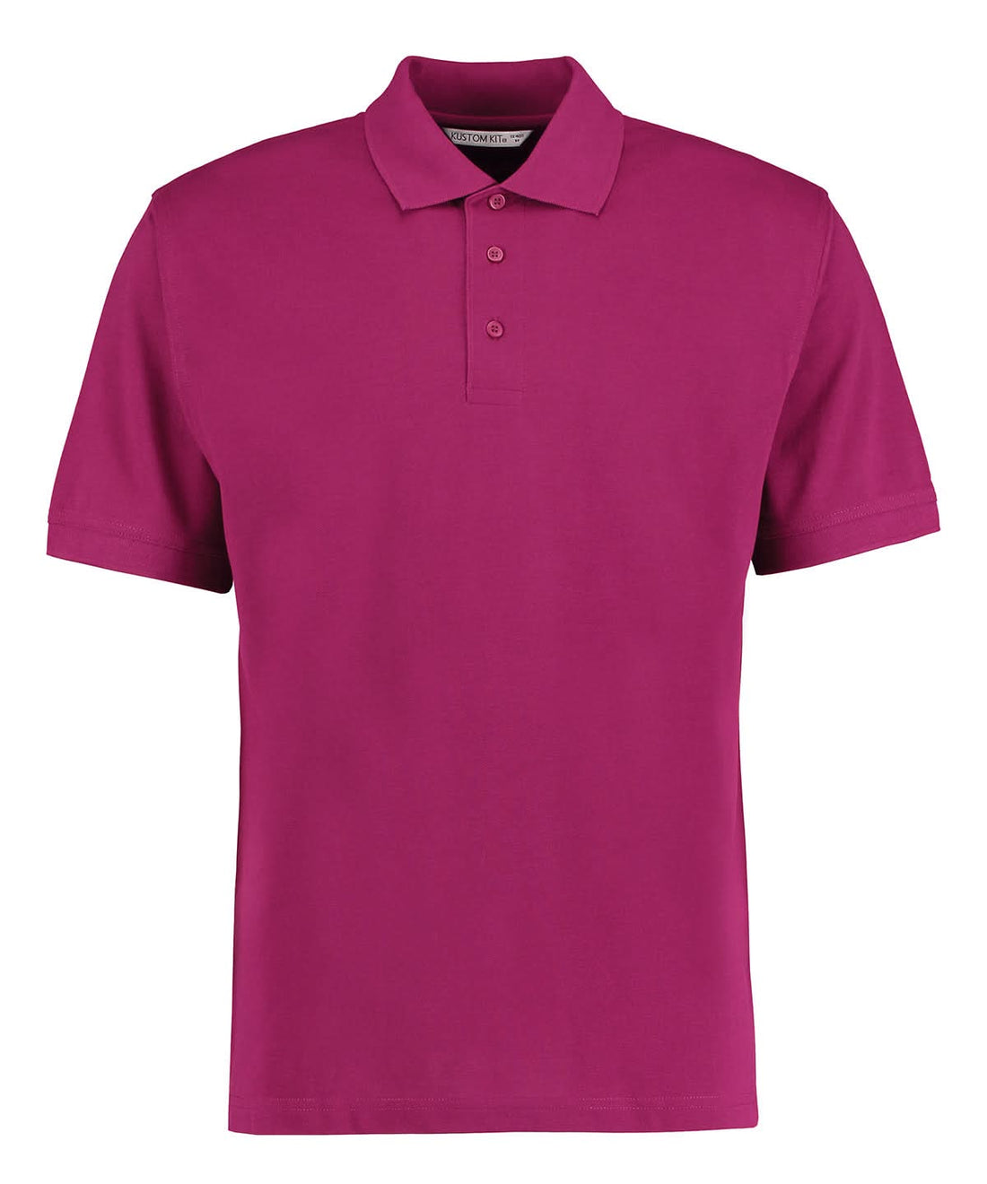 Kustom Kit Klassic polo with Superwash 60C classic fit Magenta KK403 - Magenta - Customisable Polos
