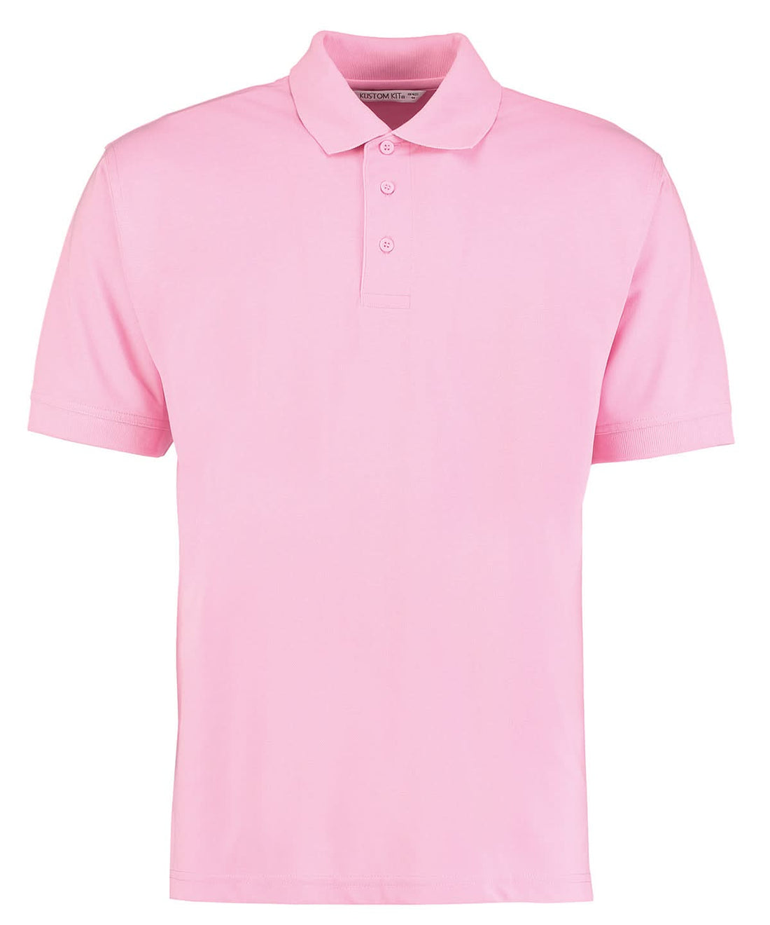 Kustom Kit Klassic polo with Superwash 60C classic fit Pink KK403 - Pink - Customisable Polos