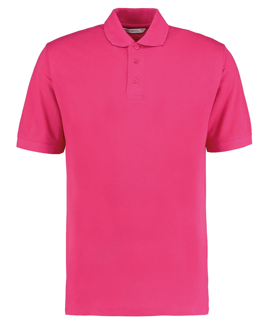 Kustom Kit Klassic polo with Superwash 60C classic fit Raspberry KK403 - Raspberry - Customisable Polos