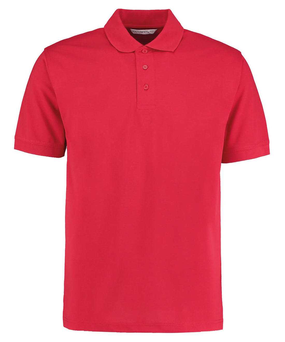 Kustom Kit Klassic polo with Superwash 60C classic fit Red KK403 - Red - Customisable Polos