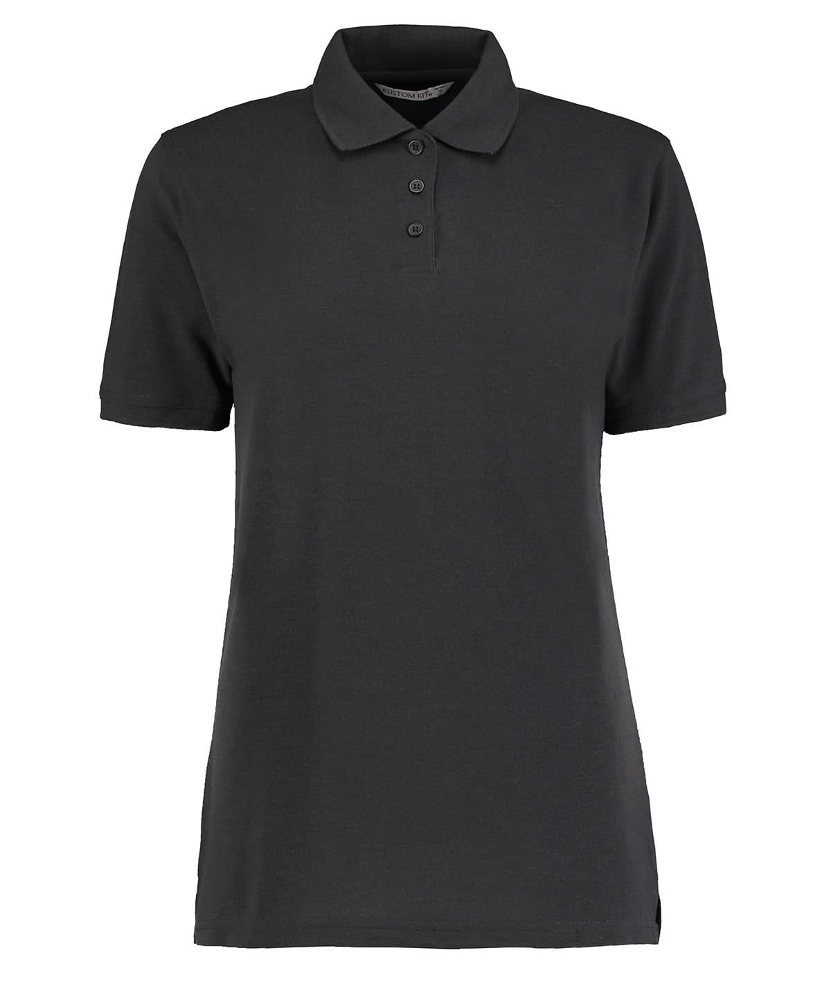 Kustom Kit Klassic polo womens with Superwash 60C classic fit Graphite KK703 - Graphite - Customisable Polos