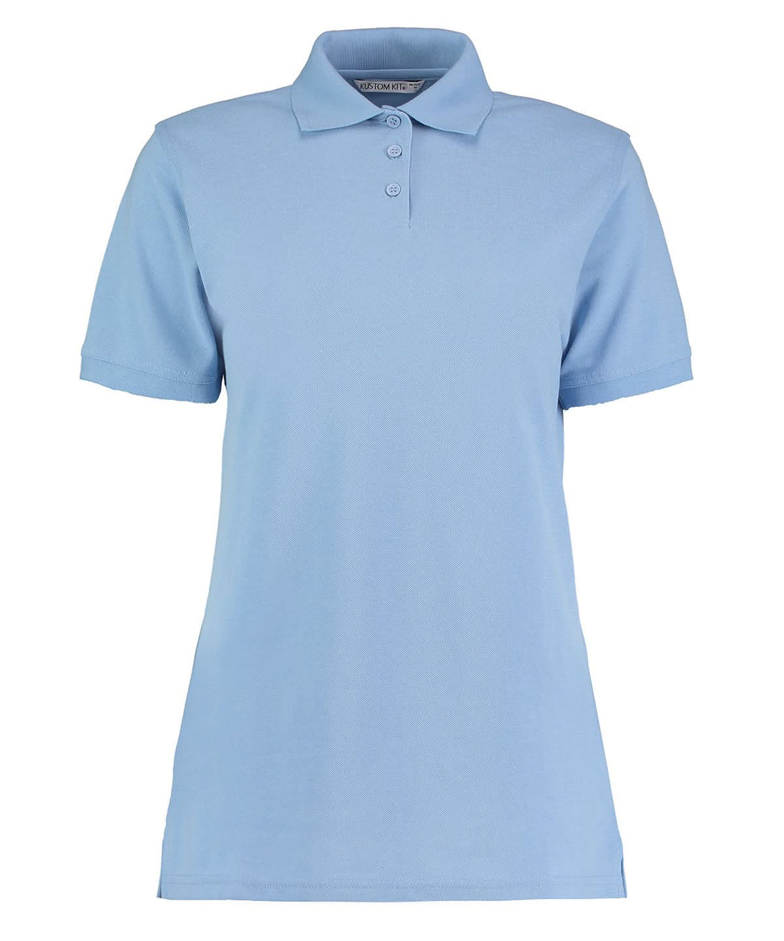 Kustom Kit Klassic polo womens with Superwash 60Cclassic fit Light Blue KK703 - Light Blue - Customisable Polos