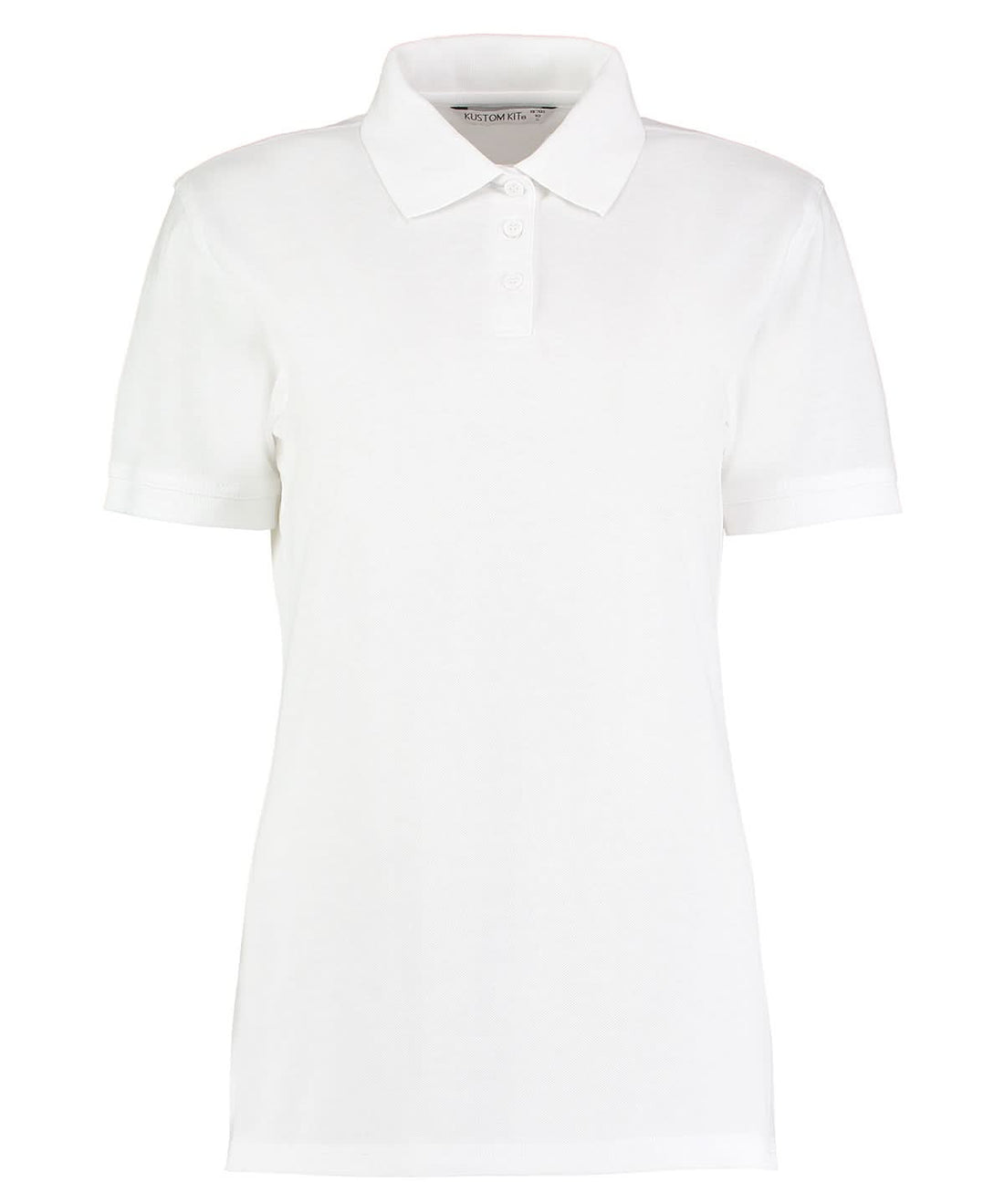 Kustom Kit Klassic polo womens with Superwash 60C classic fit White KK703 - White - Customisable Polos