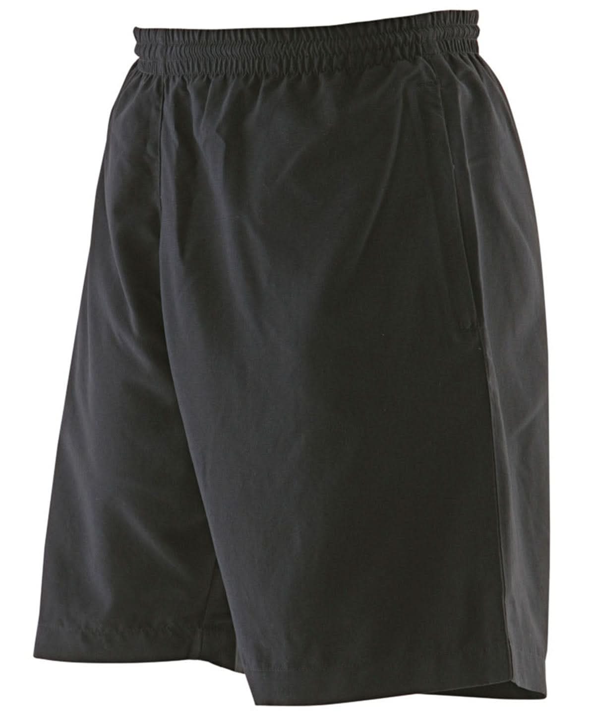 Finden &amp; Hales Finden Hales Womens microfibre shorts LV831 - Black - Customisable Shorts
