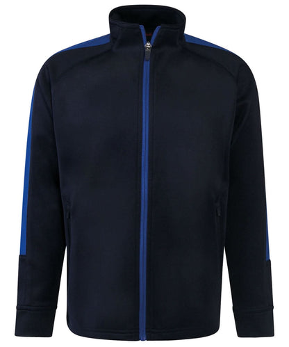Finden &amp; Hales Finden Hales Kids knitted tracksuit top LV873 - Navy Royal - Customisable Trackwear