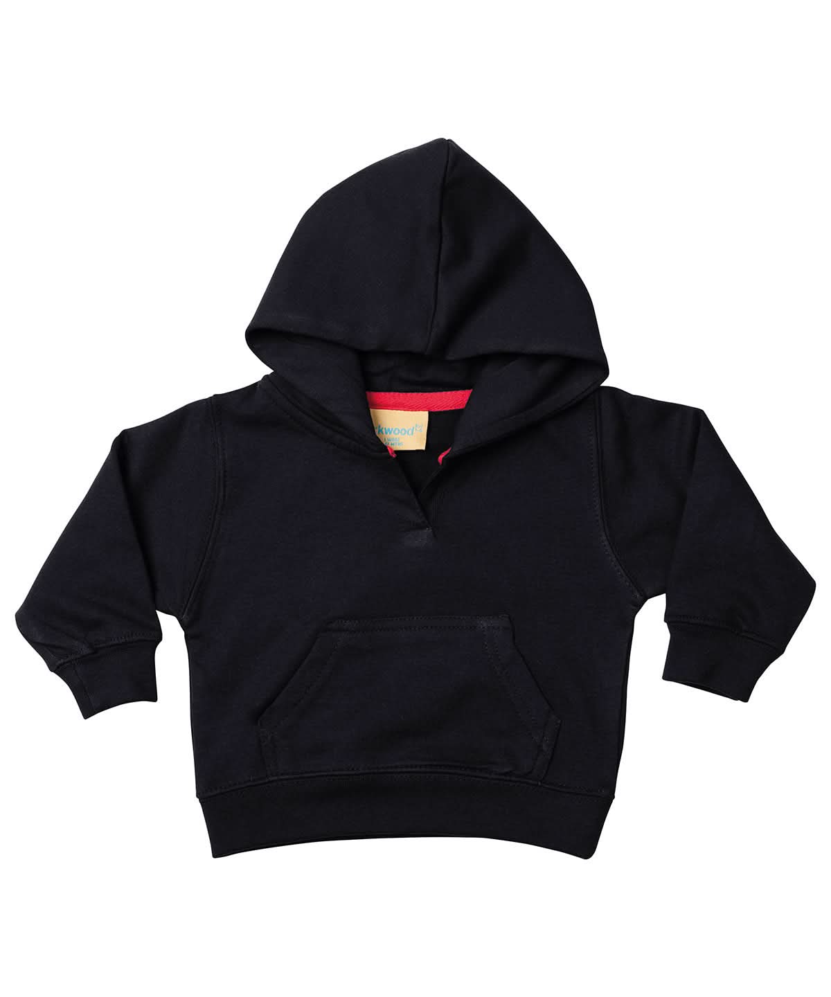 Larkwood Toddler Hooded Sweatshirt With Kangaroo Pocket LW02T - Black - Customisable Sweatshirts