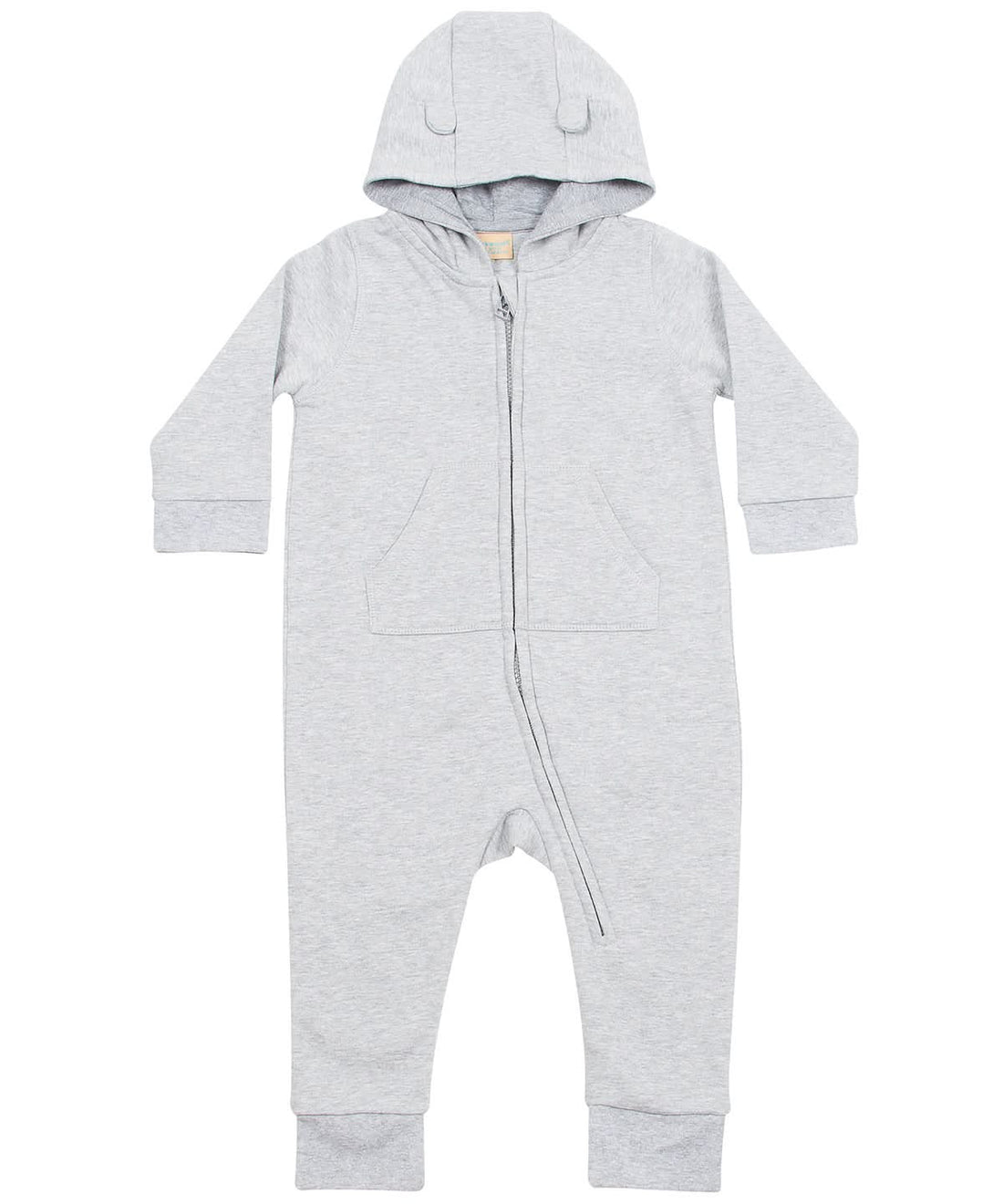 Larkwood Fleece All In One lw70t - Heather Grey - Customisable Onesies