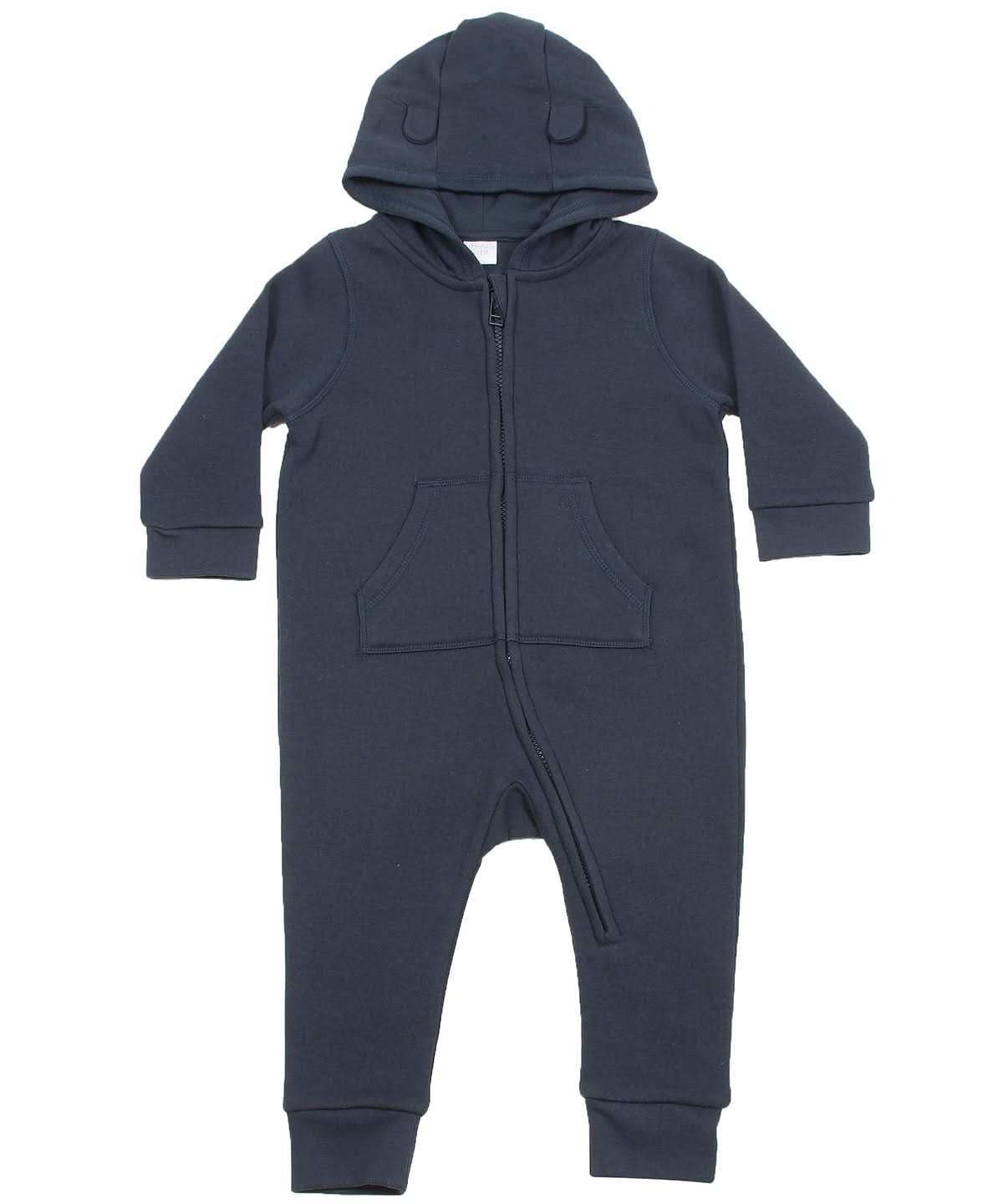 Larkwood Fleece All In One lw70t - Navy - Customisable Onesies