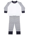 Navy Stripe/White