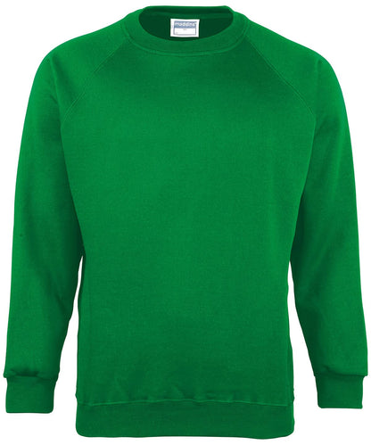 Maddins Kids Coloursure sweatshirt MD01B - Emerald - Customisable Sweatshirts