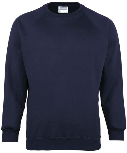 Maddins Kids Coloursure sweatshirt MD01B - Navy - Customisable Sweatshirts