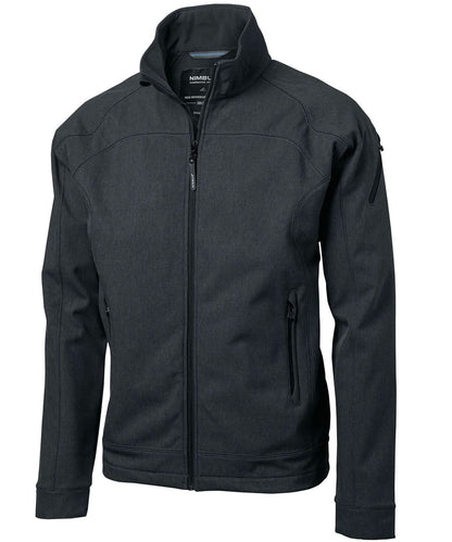 Nimbus Duxbury fashionable performance softshell jacket NB30M - Grey Melange - Customisable Softshell Jacket