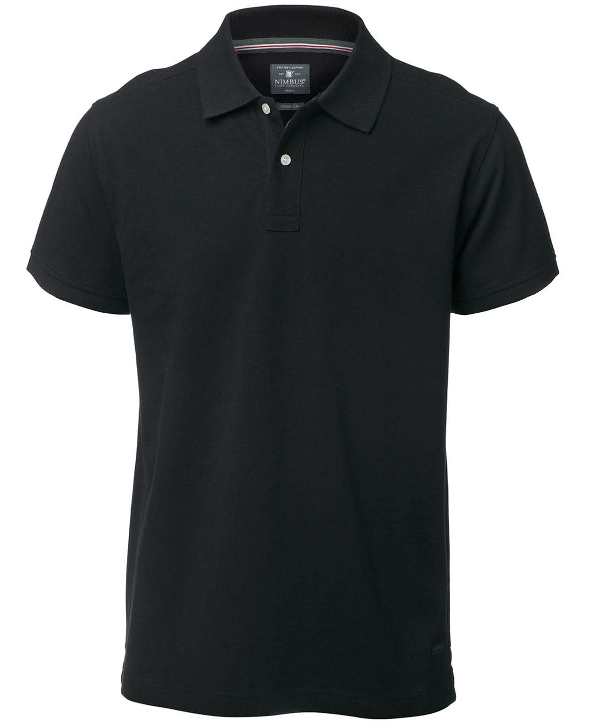 Nimbus Yale the luxurious classic polo NB37M - Black - Customisable Polos