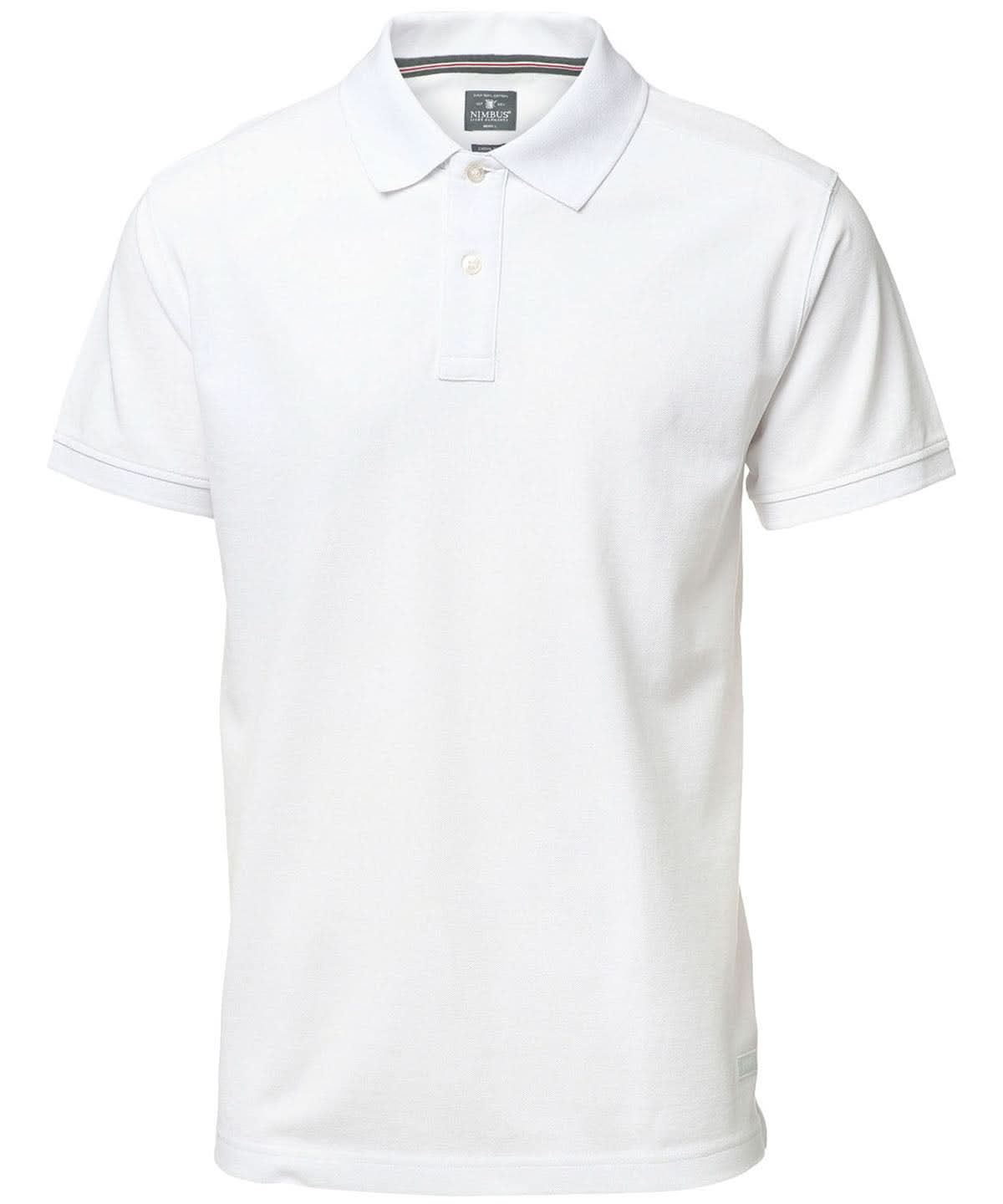 Nimbus Yale the luxurious classic polo NB37M - White - Customisable Polos