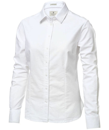 Nimbus Womens Rochester classic Oxford shirt NB45F - White - Customisable Shirts