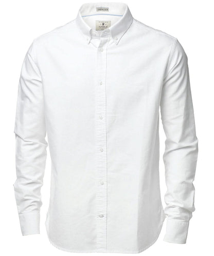 Nimbus Rochester modern fit classic Oxford shirt NB45M - White - Customisable Shirts
