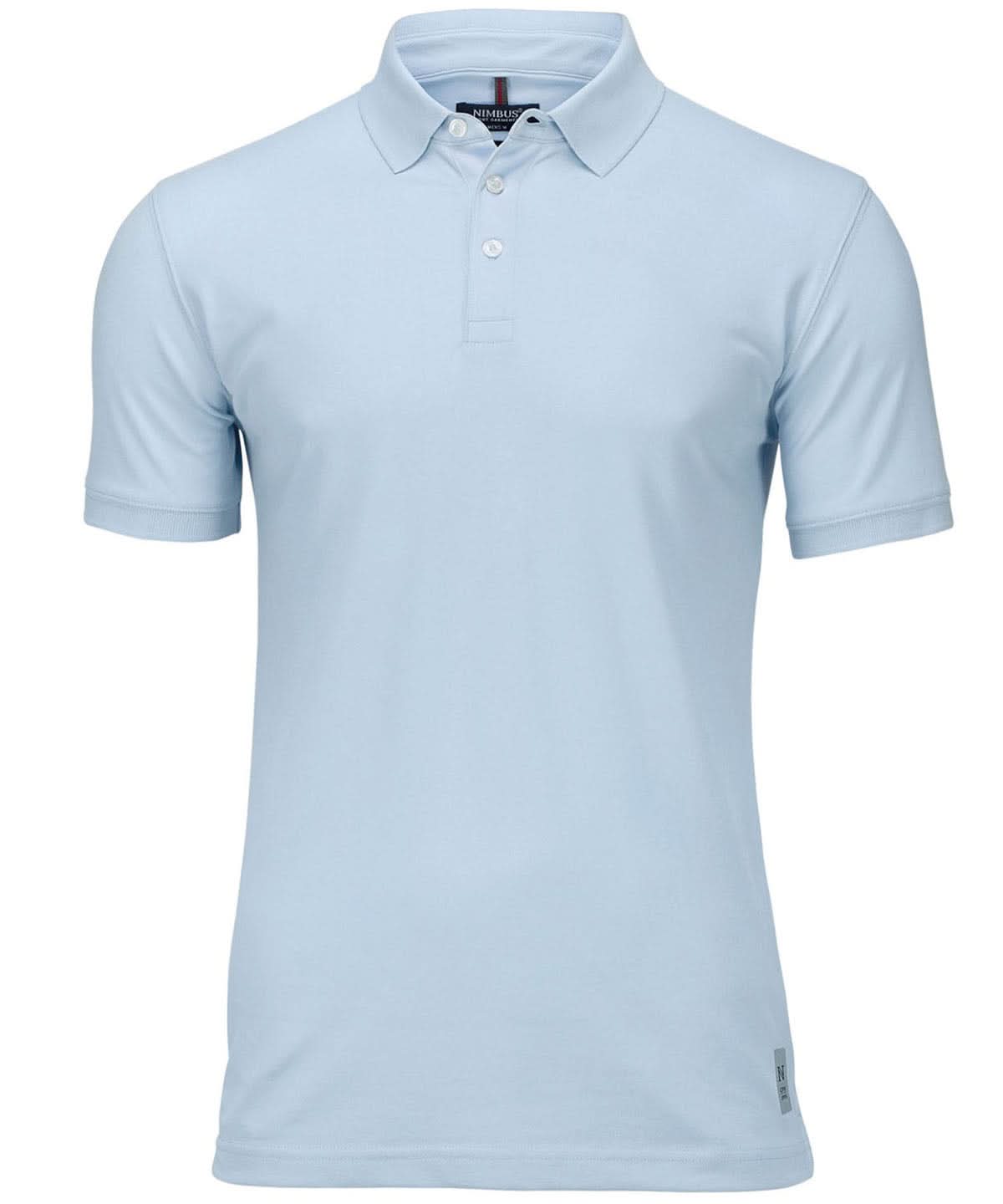 Nimbus Harvard classic stretch deluxe polo NB52M - Sky Blue - Customisable Polos