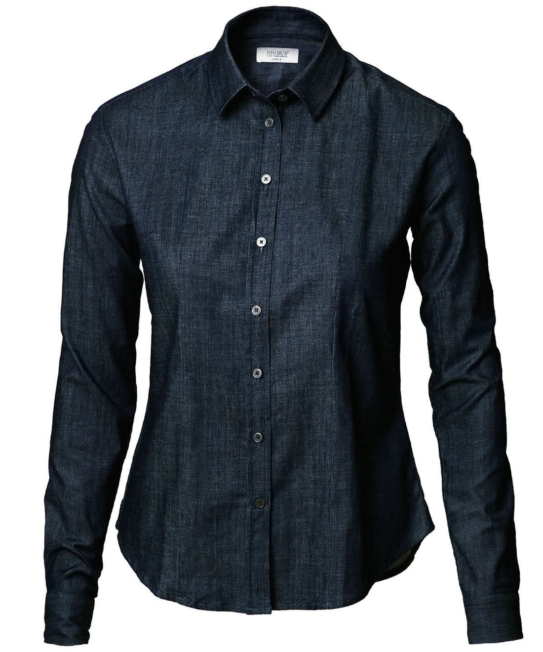 Nimbus Womens Torrance raw and stylish denim shirt NB65F - Indigo Blue - Customisable Shirts
