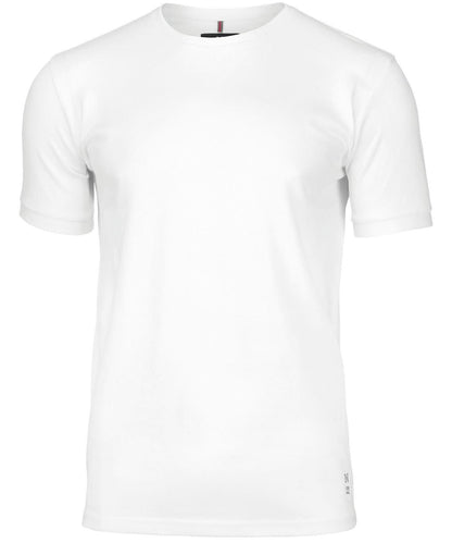 Nimbus Danbury the piqu tee NB72M - White - Customisable T-Shirts