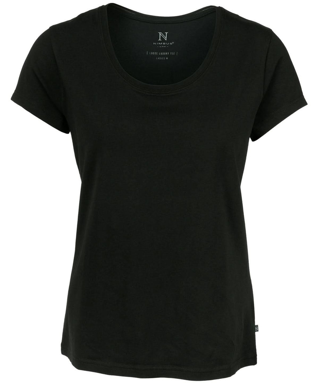 Nimbus Womens Montauk the Essential Short Sleeve tee NB73F - Black - Customisable T-Shirts