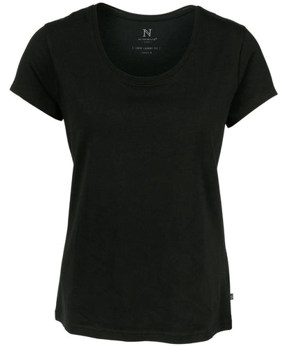 Nimbus Womens Montauk the Essential Short Sleeve tee NB73F - Black - Customisable T-Shirts