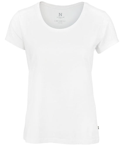 Nimbus Womens Montauk the Essential Short Sleeve tee NB73F - White - Customisable T-Shirts