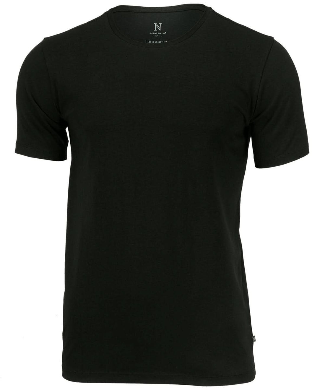 Nimbus Montauk the Essential Short Sleeve tee NB73M - Black - Customisable T-Shirts