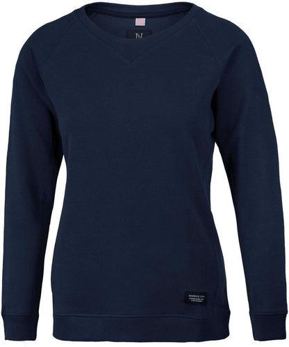 Nimbus Womens Newport luxury lightweight crewneck NB87F - Navy - Customisable Sweatshirts