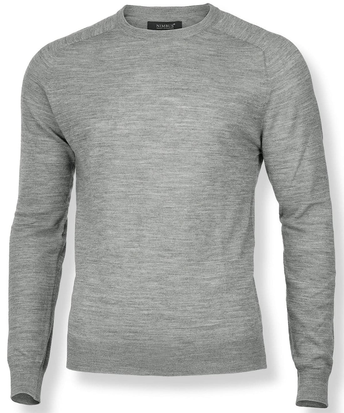 Nimbus Richmond elegant merino blend NB91M - Grey Melange - Customisable Knitted Jumpers